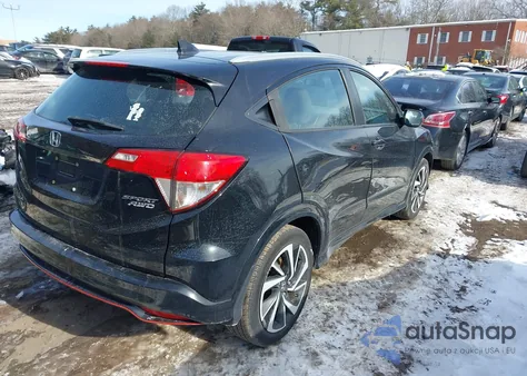 2020 Honda Hr-V Awd Sport z USA, uszkodzony, nr VIN 3CZRU6H16LM715369